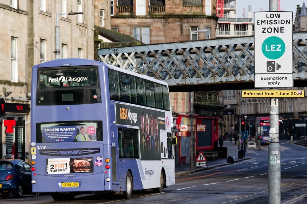 Policy assessment using real-world emissions data from vehicles in Scottish cities