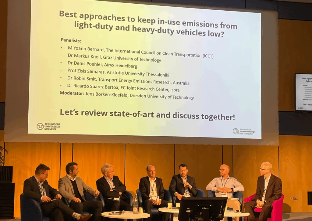 TRUE researchers highlight the importance of real-world vehicle emissions testing at European conference